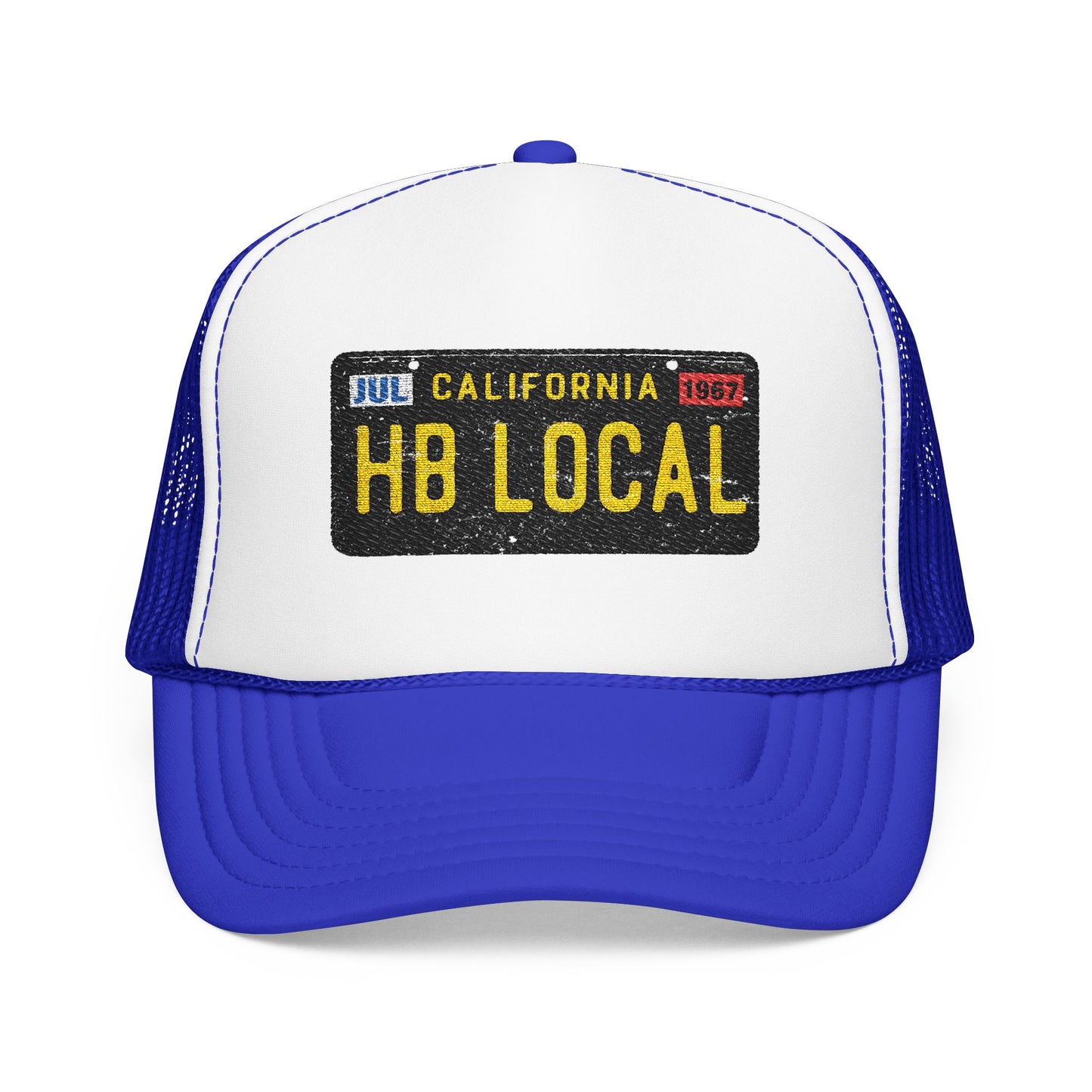 HB Local License Plate Design Unisex Trucker Hat