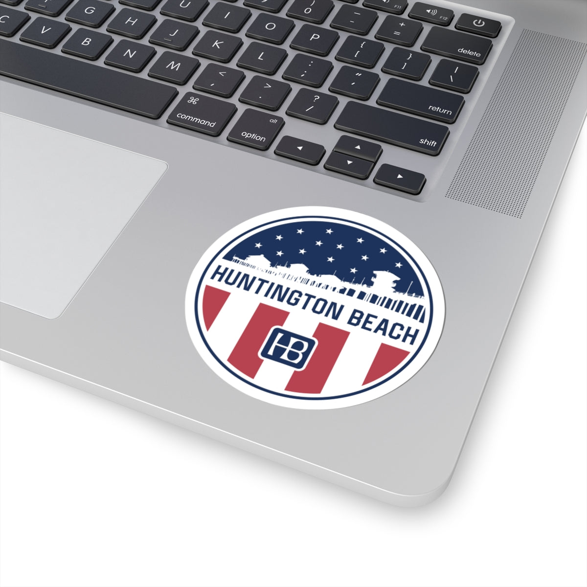 HB Pier Patriotic Stars and Stripes Kiss-cut Sticker / Decal