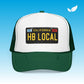 HB Local License Plate Unisex Trucker Hat