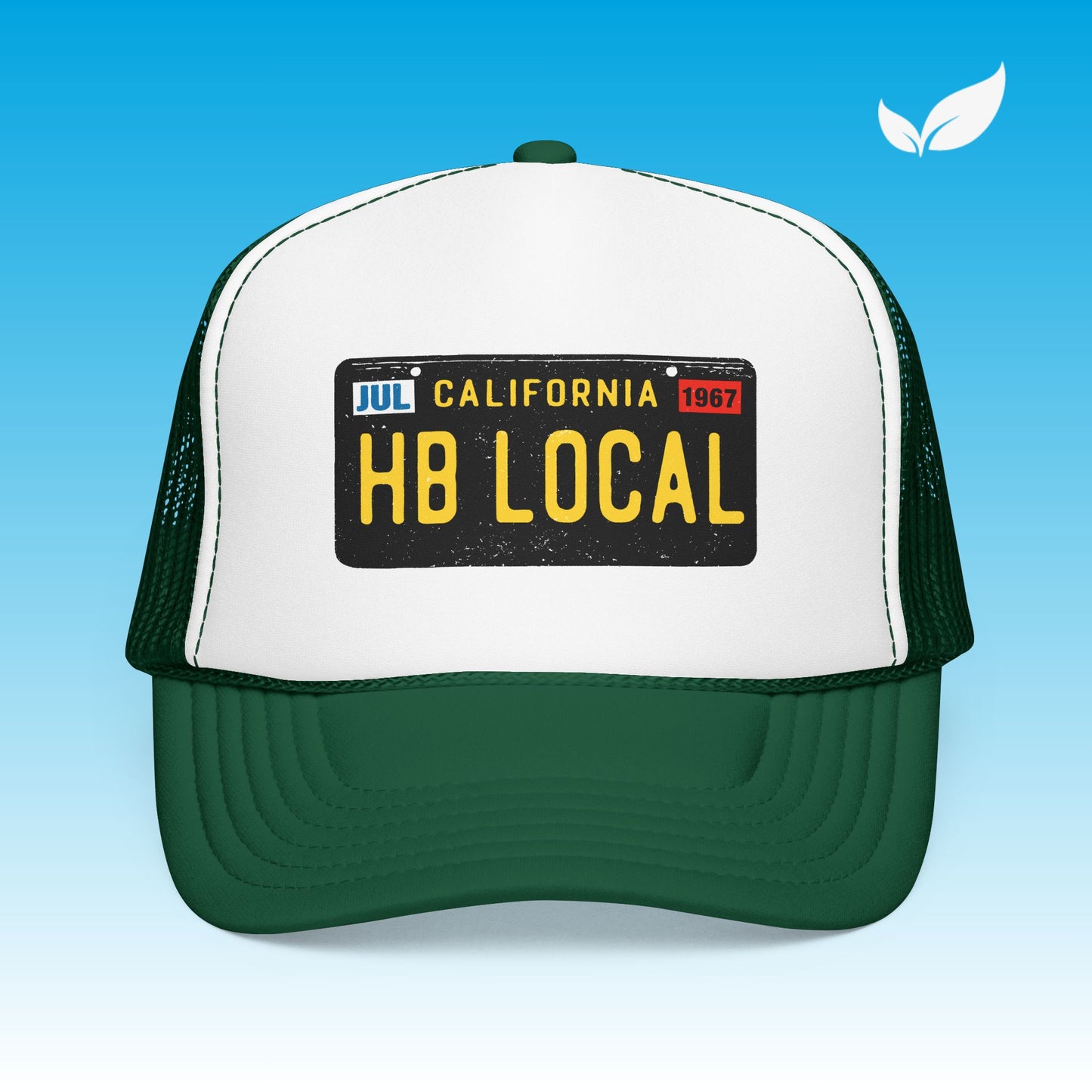 HB Local License Plate Unisex Trucker Hat