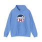 Huntington Beach Pier Stars n Stripes Classic Hoodie