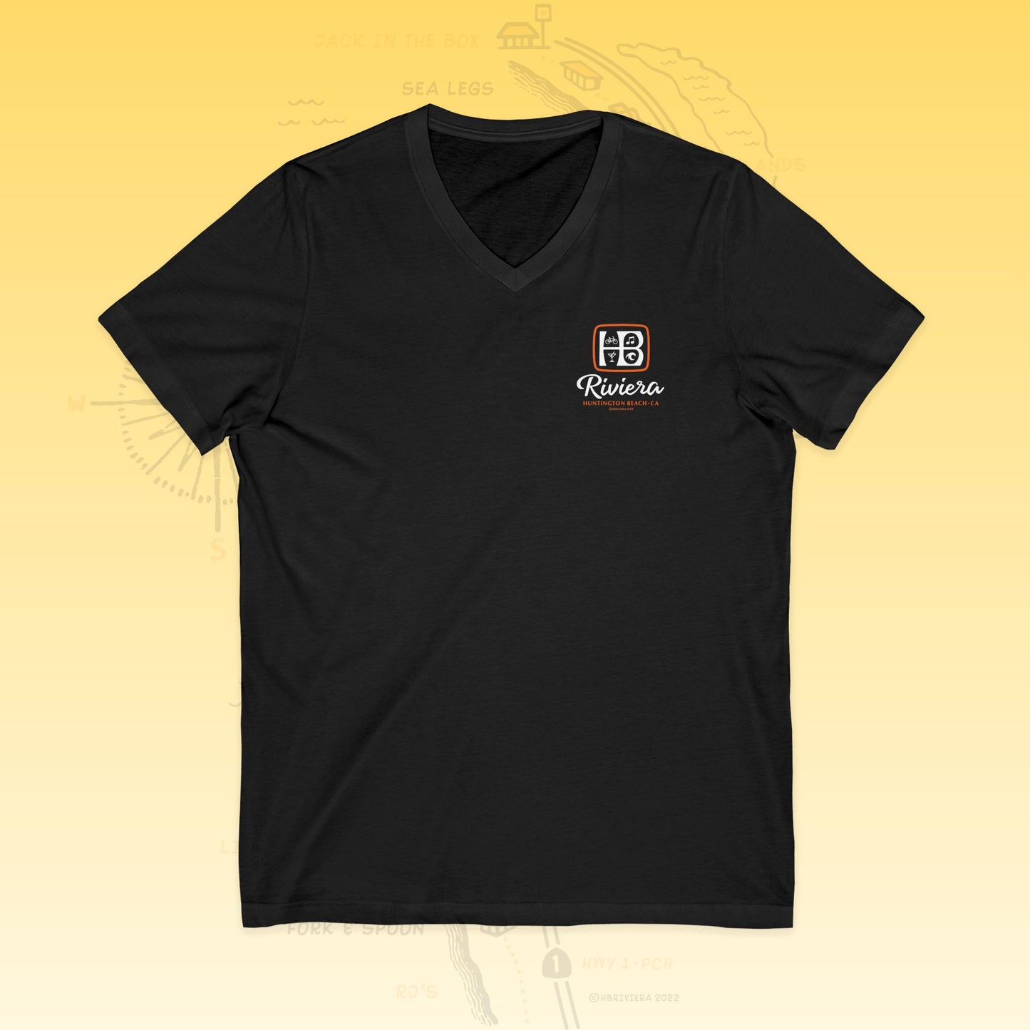 HB Riviera Women's Premium V-Neck T-Shirt