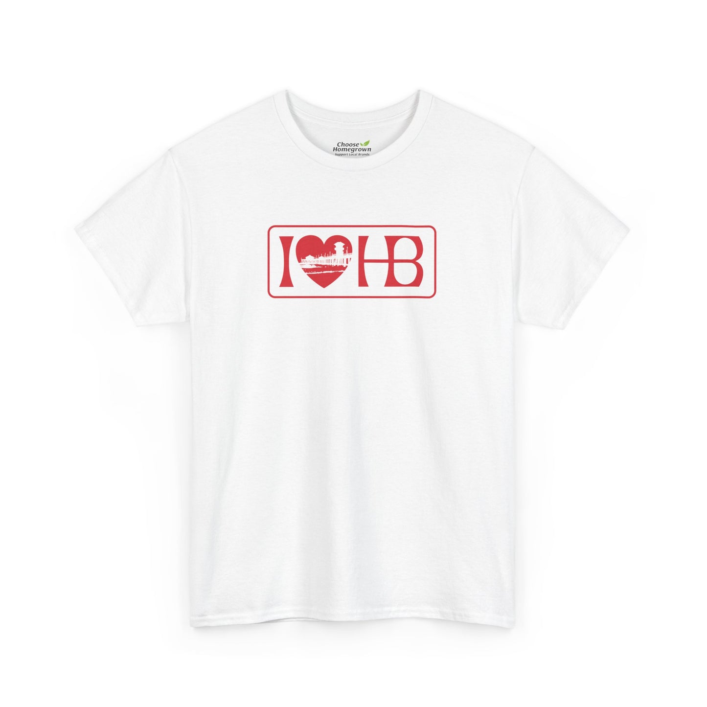 I Heart HB Pier Silhouette Unisex Classic Fit T-shirt