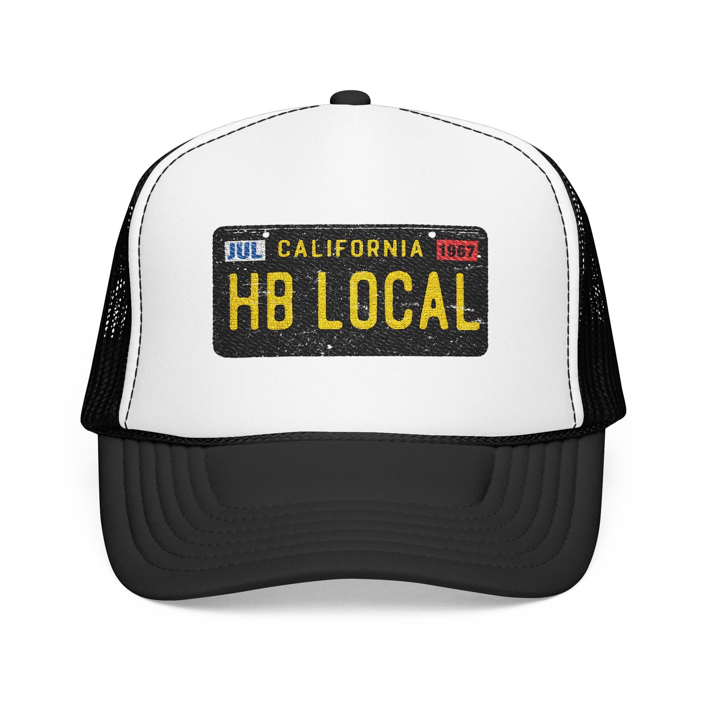 HB Local License Plate Design Unisex Trucker Hat