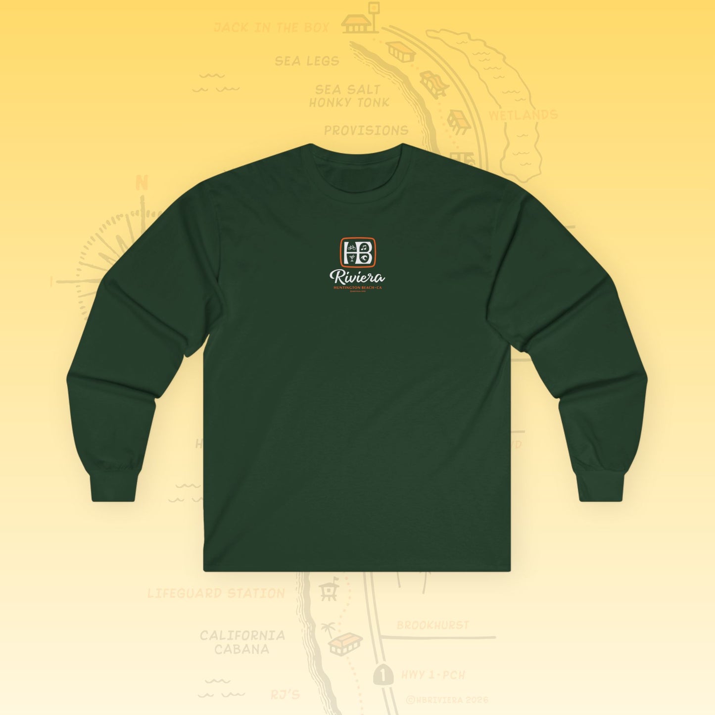 HB Riviera Unisex Ultra Cotton Long Sleeve Tee