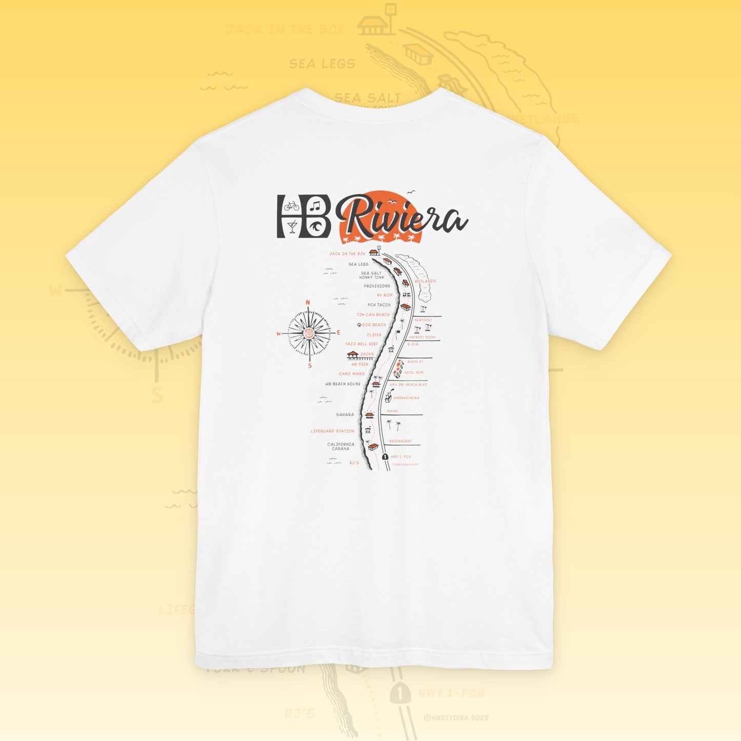 HB Riviera - Unisex Premium Modern Fit T-shirt
