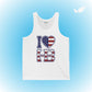 I Heart HB USA Unisex Jersey Tank Top