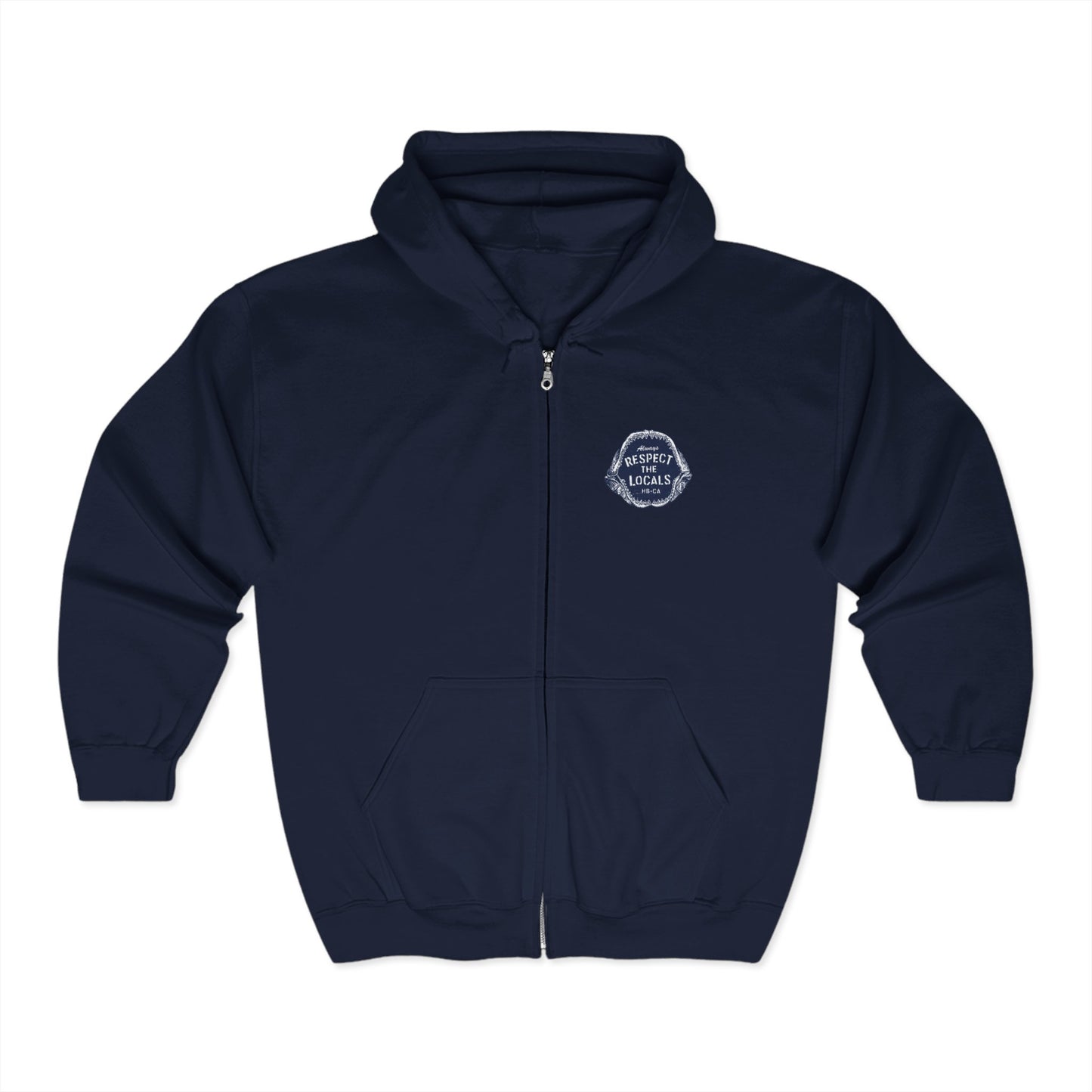 Respect the Locals HB Zip-Up Hoodie - Unisex Classic Fit