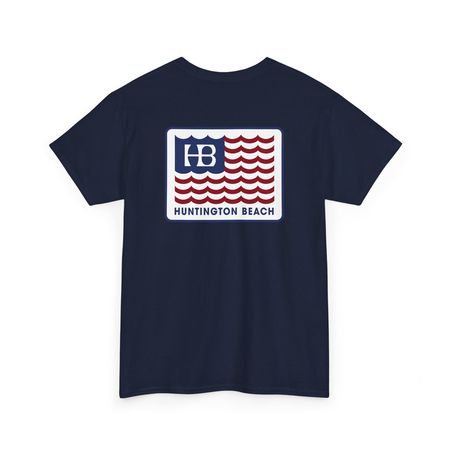Huntington Beach USA Stars and Stripes Flag Unisex Classic Fit T-shirt