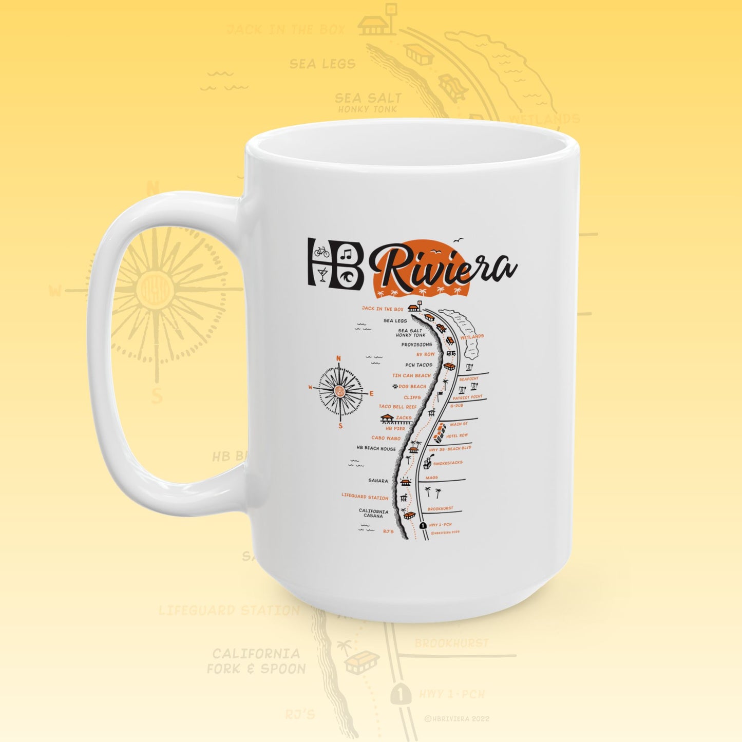 HB Riviera 15oz Large Coffee Mug