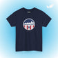 Huntington Beach Pier Stars and Stripes Classic Fit T-shirt