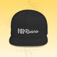 HB Riviera Flat Bill Snapback Hat with Embroidered Logo