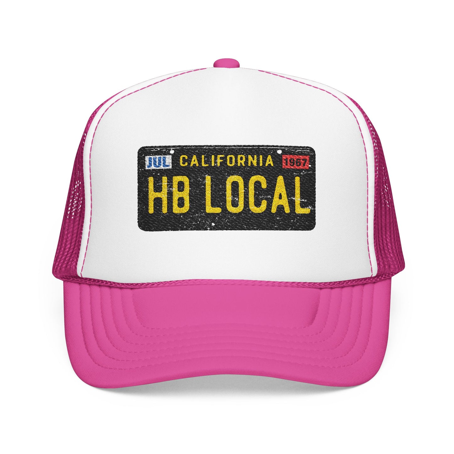HB Local License Plate Design Unisex Trucker Hat