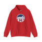 Huntington Beach Pier Stars n Stripes Classic Hoodie