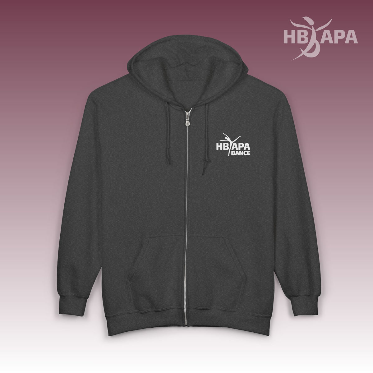 HBAPA Dance Unisex Heavy Blend Full-Zip Hoodie