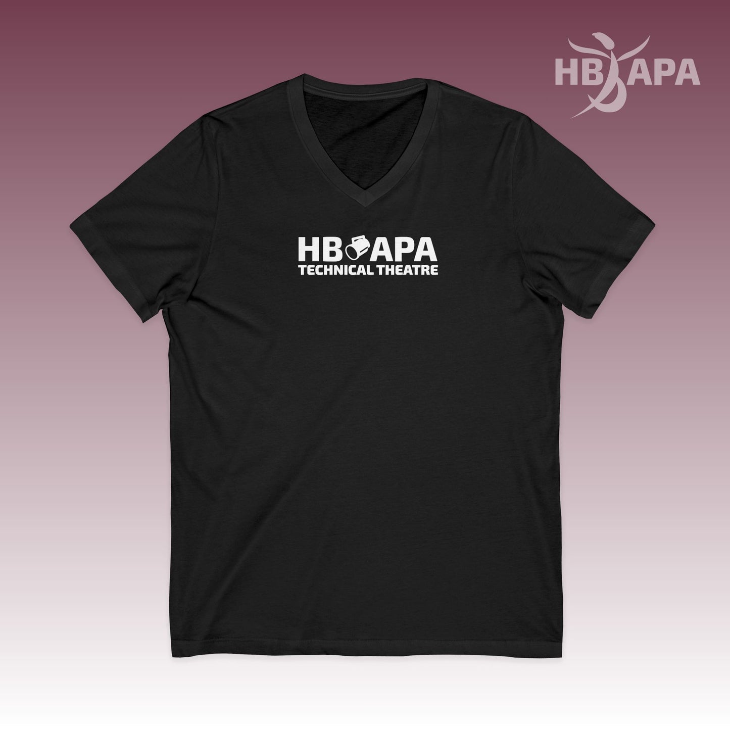 HBAPA Technical Theatre Premium V-neck T-shirt