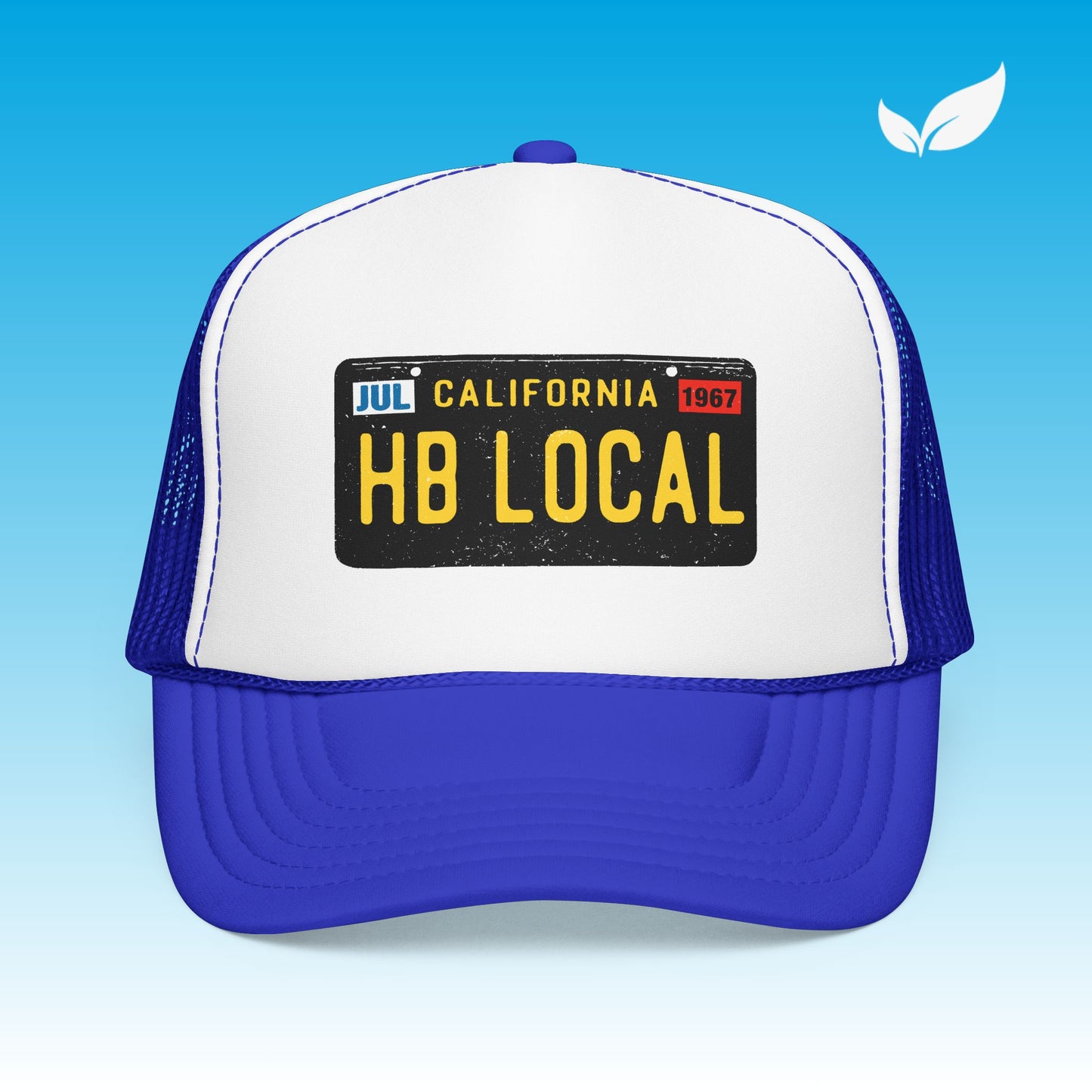 HB Local License Plate Unisex Trucker Hat