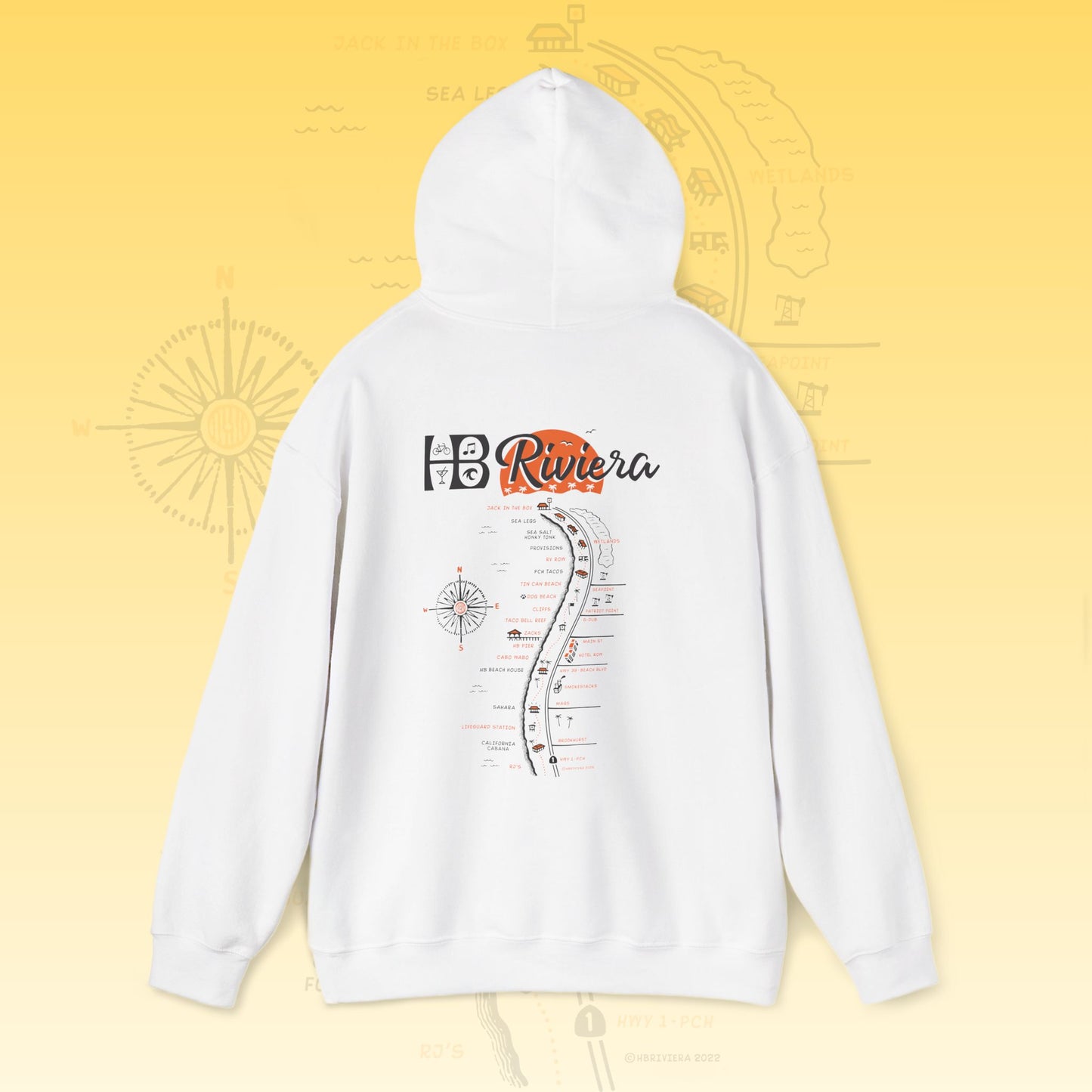 HB Riviera Unisex Heavy Blend Pullover Hoodie