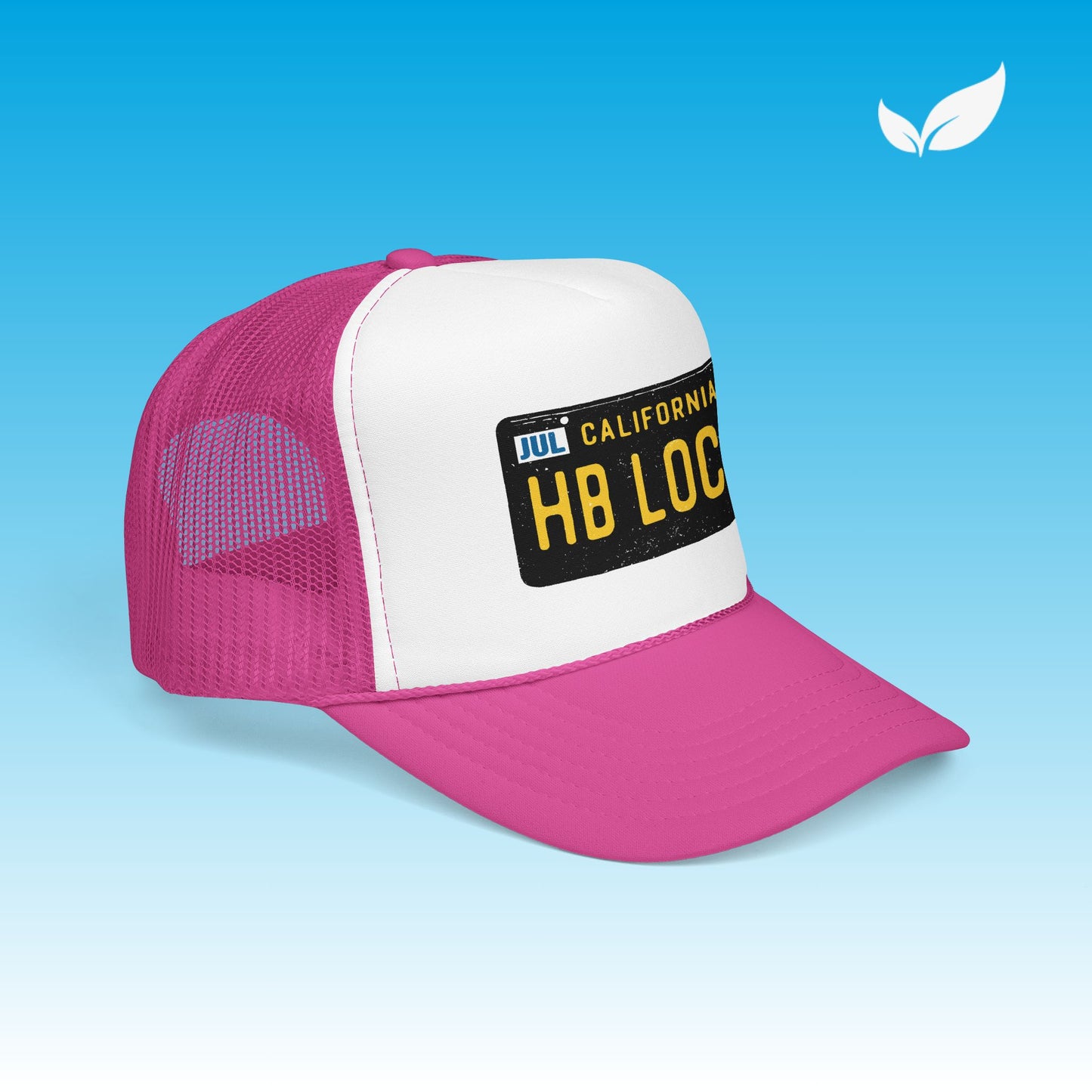 HB Local License Plate Unisex Trucker Hat
