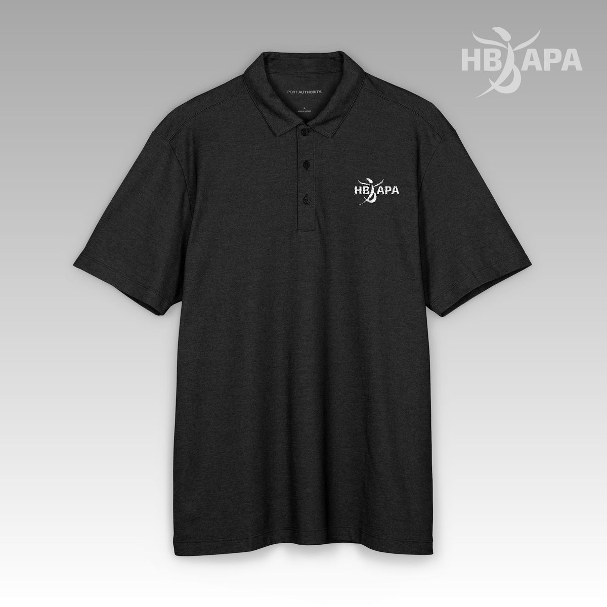 HBAPA Official Men's Performance Polo with Embroidered Logo