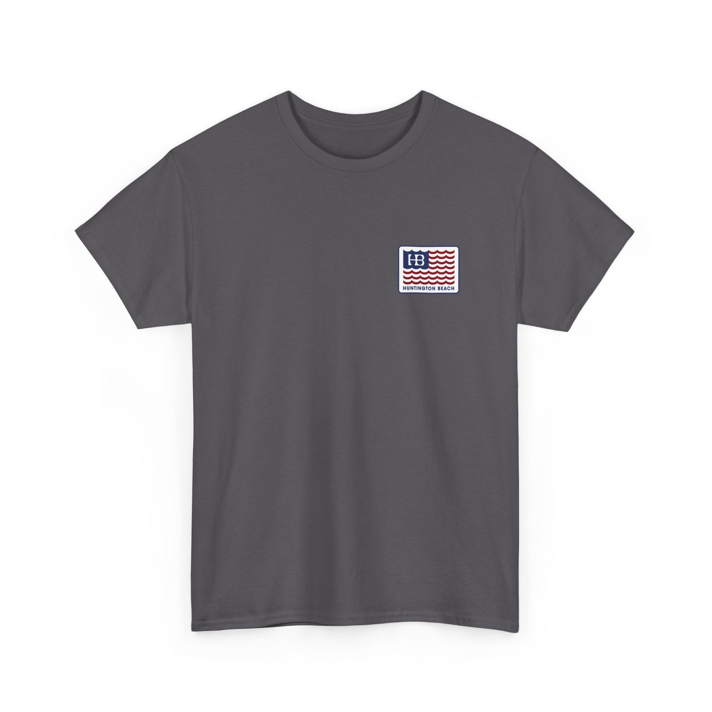 Huntington Beach USA Stars and Stripes Flag Unisex Classic Fit T-shirt
