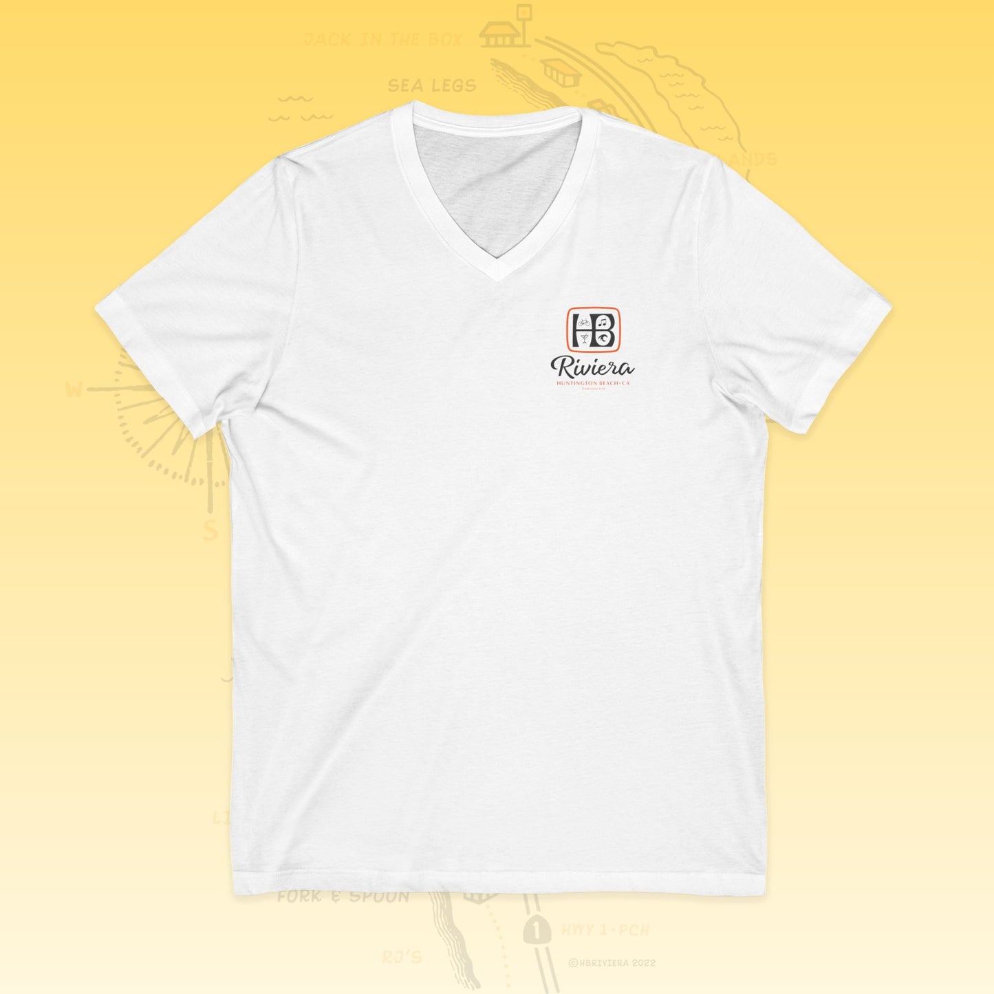 HB Riviera Women's Premium V-Neck T-Shirt