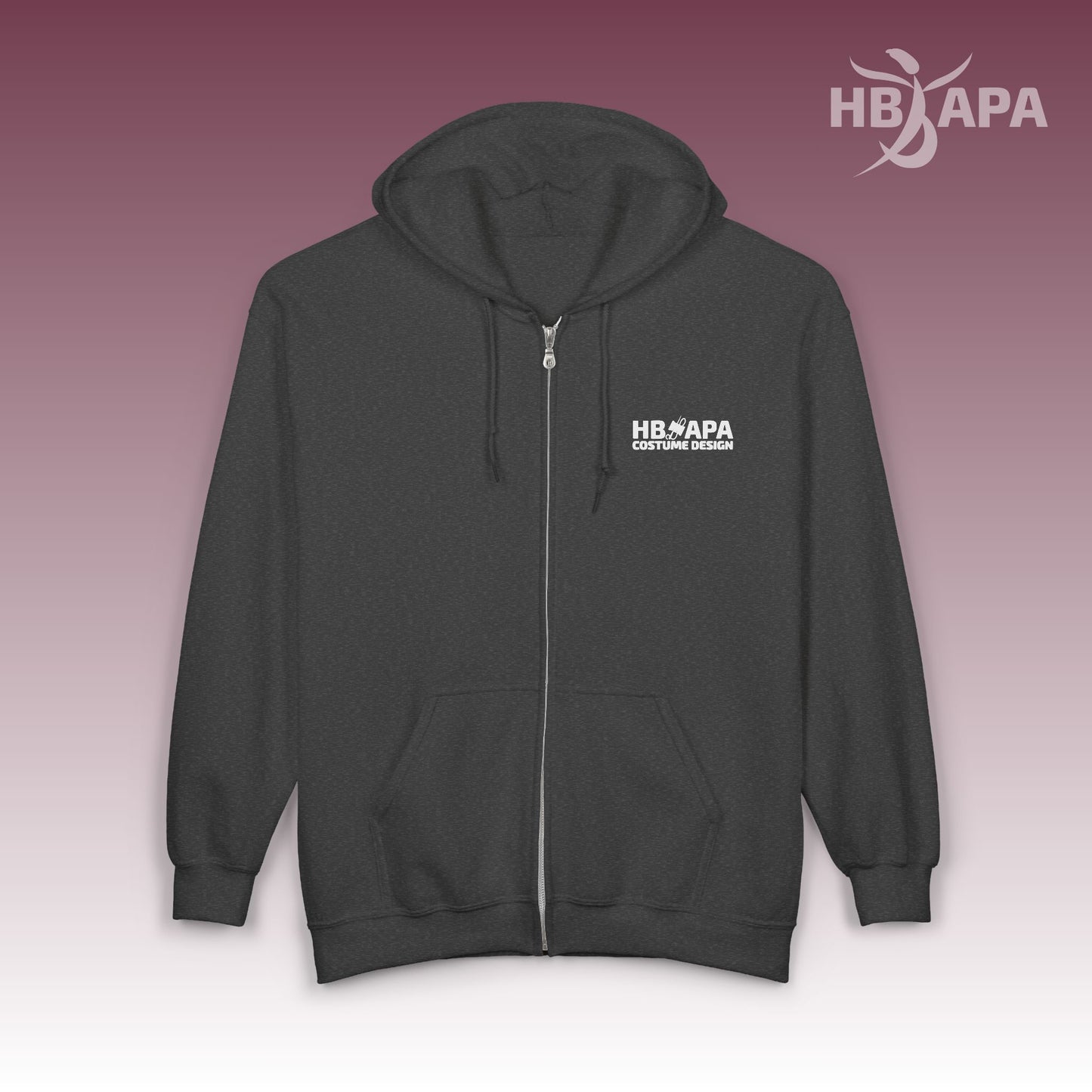 HBAPA Costume Design Unisex Heavy Blend Full-Zip Hoodie