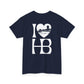 I Heart HB Pier Silhouette Unisex Classic Fit T-shirt