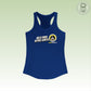 She Rocks Belly Rubs Before Burpees Racerback Tank