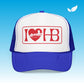 I Heart HB Pier Unisex Trucker Hat