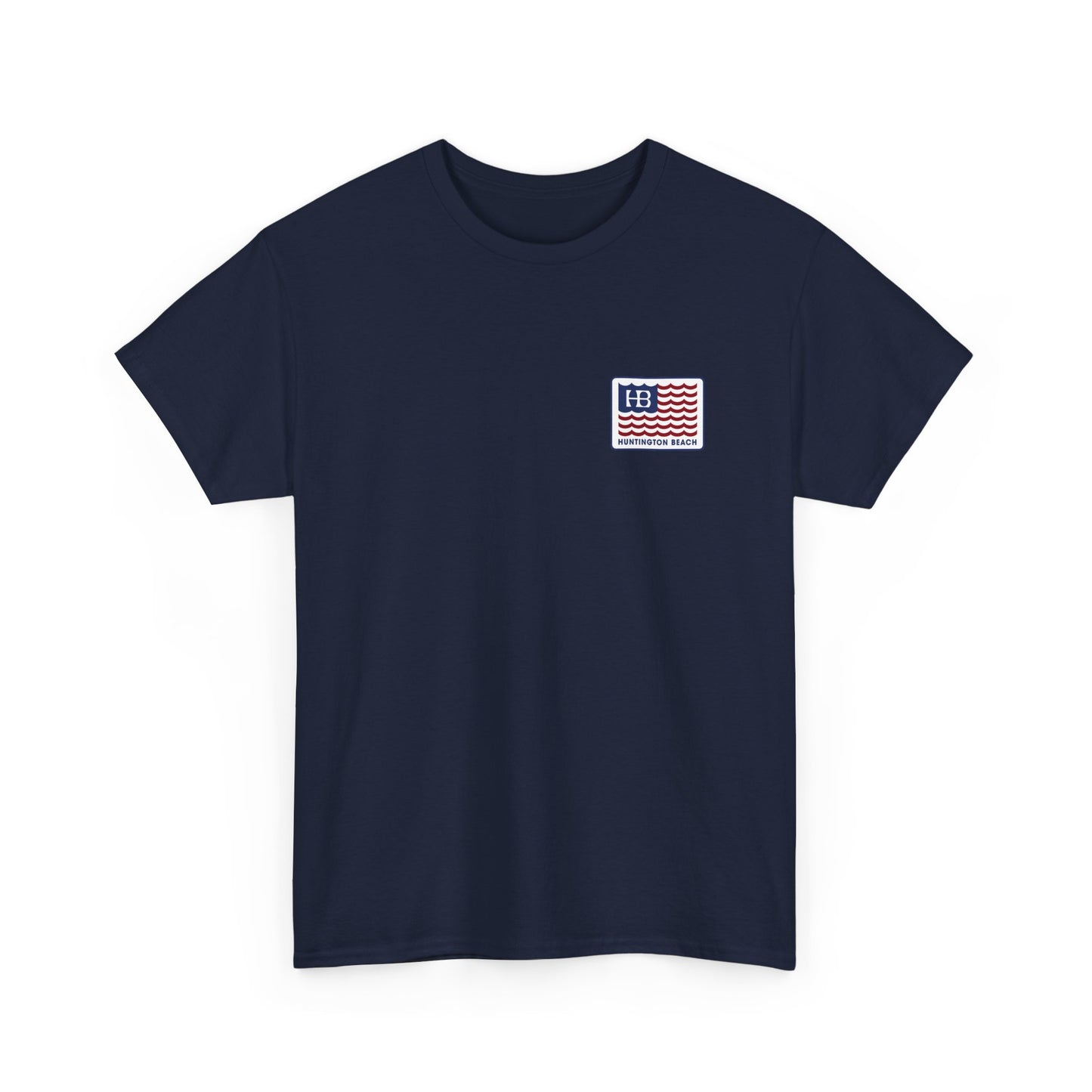 Huntington Beach USA Stars and Stripes Flag Unisex Classic Fit T-shirt