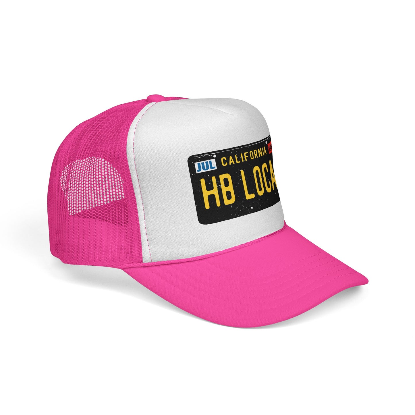 HB Local License Plate Design Unisex Trucker Hat
