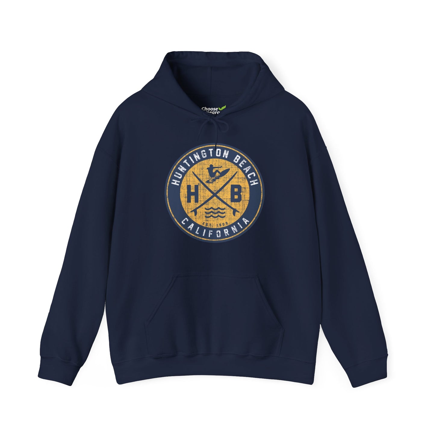 HB Surfboards Vintage Hoodie - Unisex Classic Fit