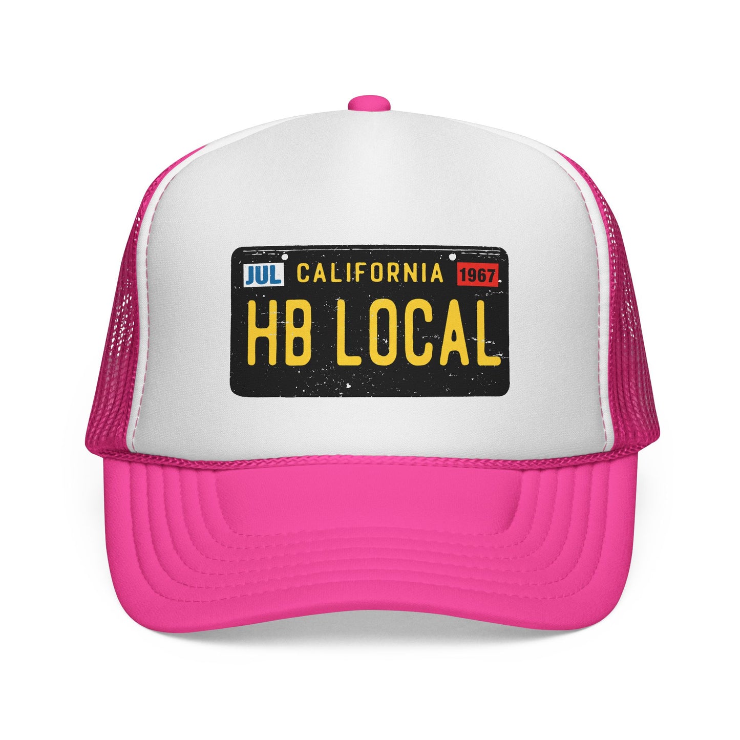 HB Local License Plate Design Unisex Trucker Hat
