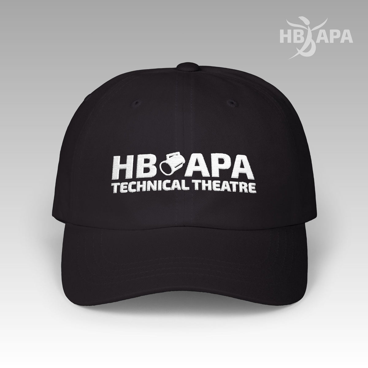 HBAPA Technical Theater Embroidered Logo Classic Hat