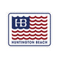 HB USA Waves Kiss-cut Sticker / Decal