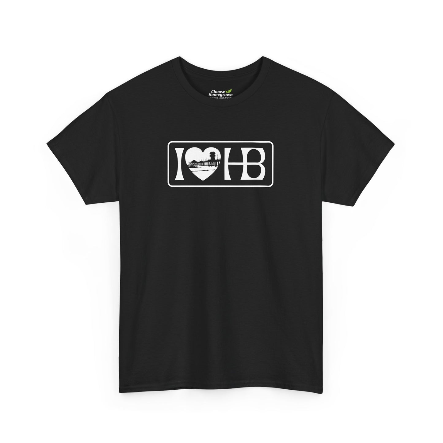 I Heart HB Pier Silhouette Unisex Classic Fit T-shirt