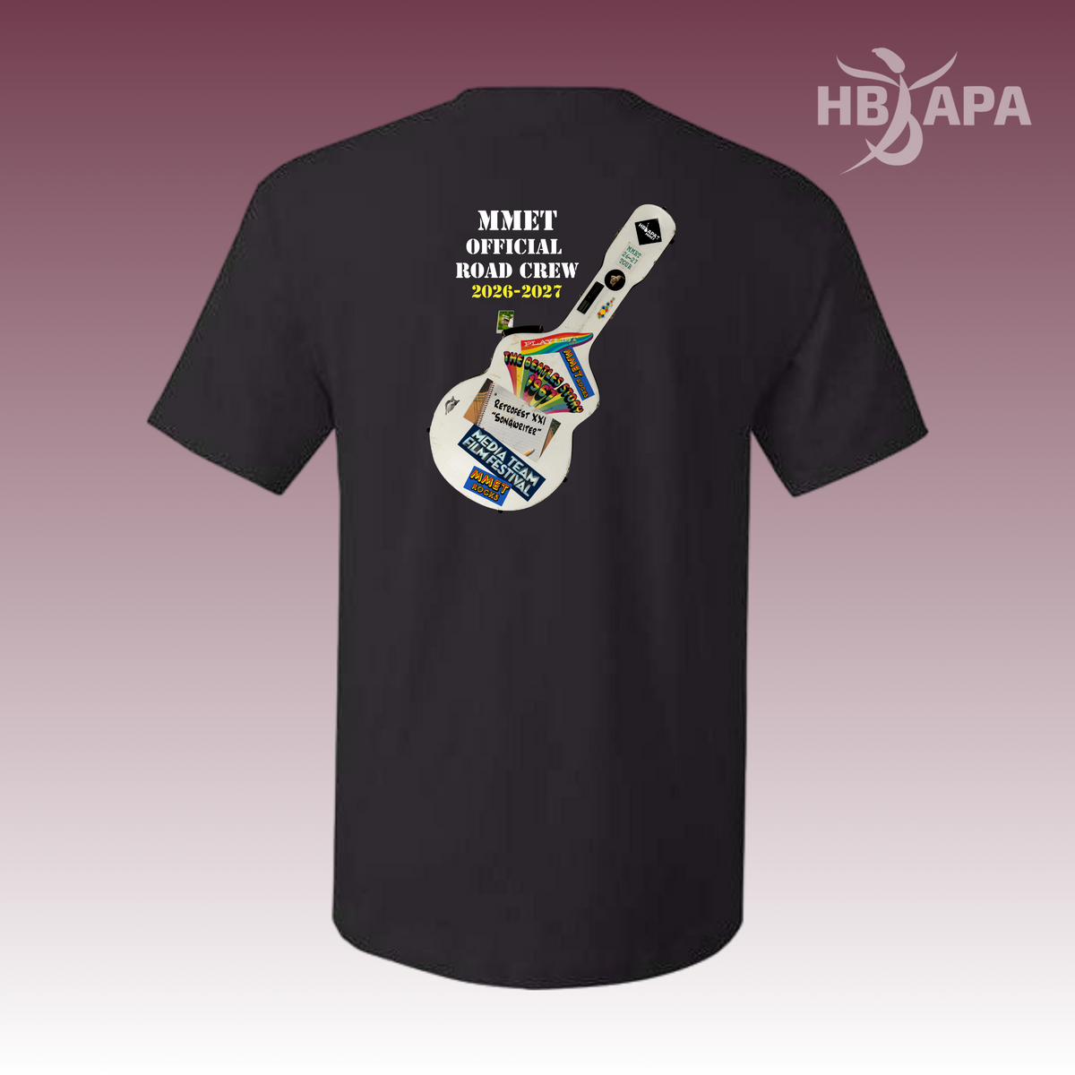 HBAPA MMET 2026-2027 Official Road Crew T-shirt
