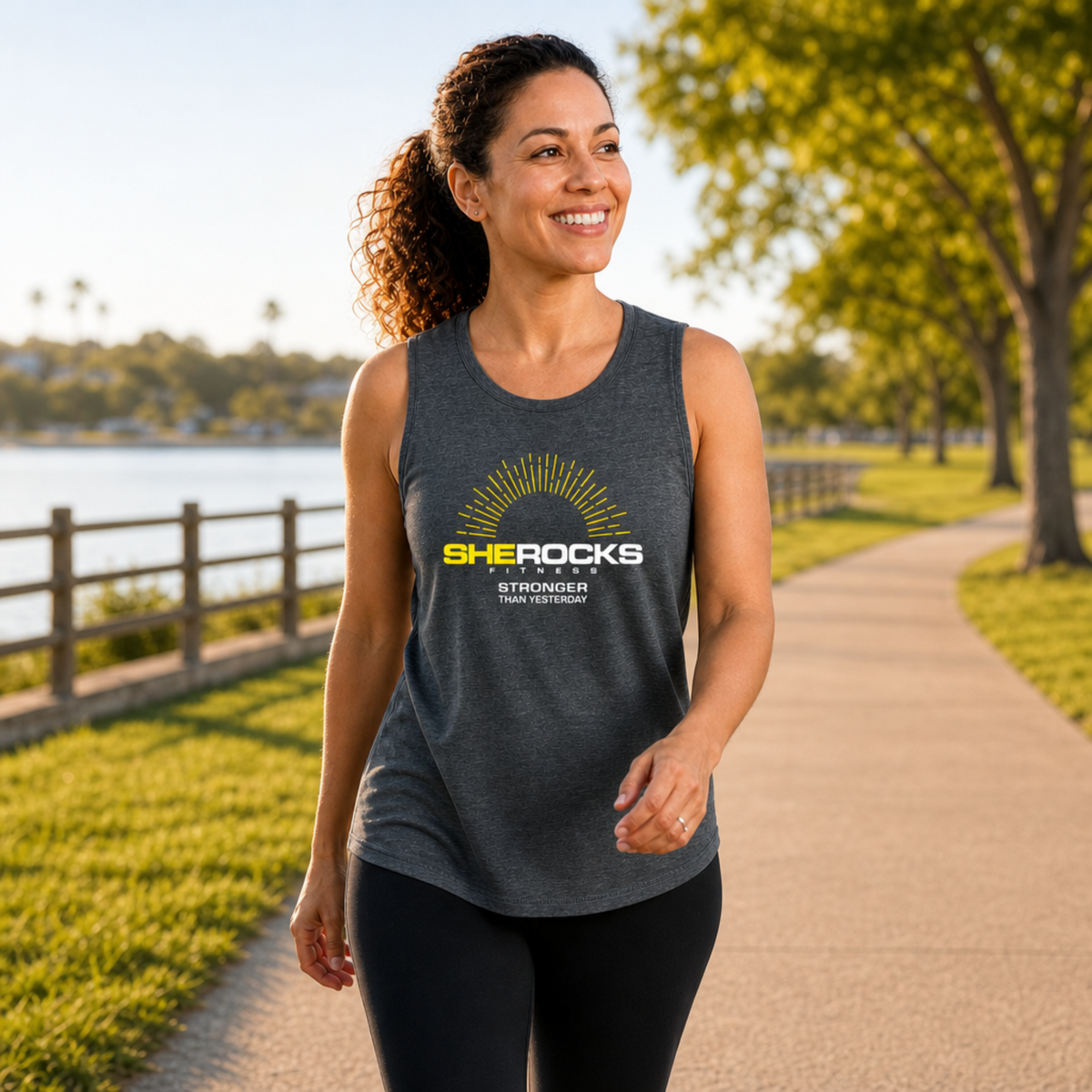 She Rocks - Rays of Sunshine Lightweight Training Tank