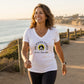 She Rocks Sit Less Swing More V-Neck T-shirt